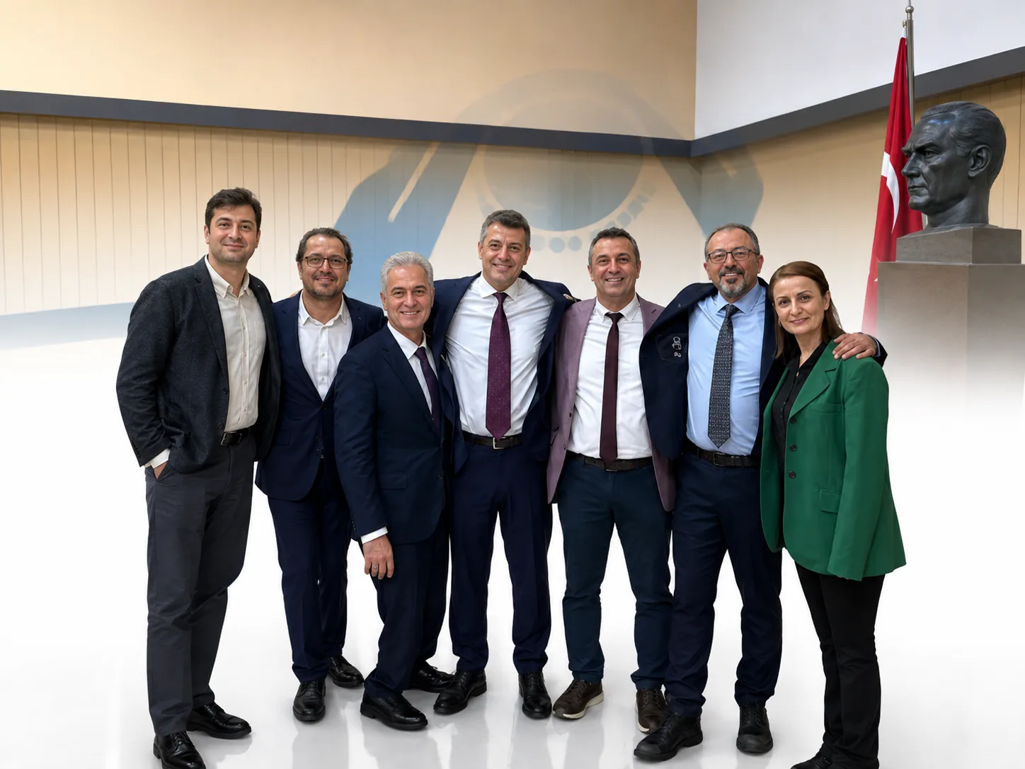 Kongre düzenleme ekibinden bir kare